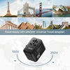 LENCENT 65W GaN Universal Travel Adapter with 2 USB Ports 3 Type C