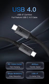 Thunderbolt 4.0 Cable | USB4 Gen3 Cable | Male to Male