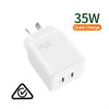 2 x USB-C Charger - 35W (1 unit)