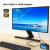 Mini-HDMI to HDMI Adapter | Male to Female