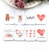 Romantic Gift Tags | Kraft Paper Tags DIY - Birthday, Wedding, Valentine - 8 PCS