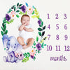 Baby Milestone Photo Mat | Photographic Calendar Blanket