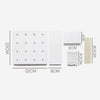 Self-Adhesive Peg Board |  Wall Shelf - 4 Pack